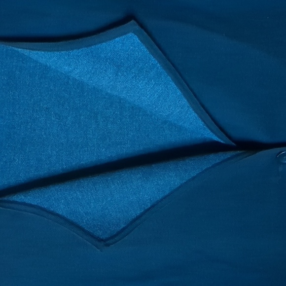 CATHERINE MALANDRINO* long sleeve 2pkt 1 button closure notch collar lapel sweat - Picture 4 of 10